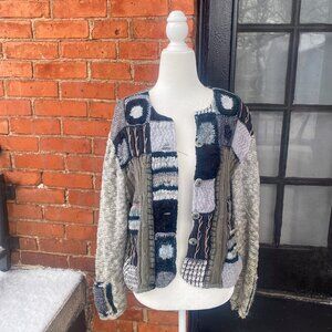 vintage patchwork cardigan
